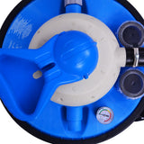 vidaXL Zandfilterpomp met timer 450 W 25 L