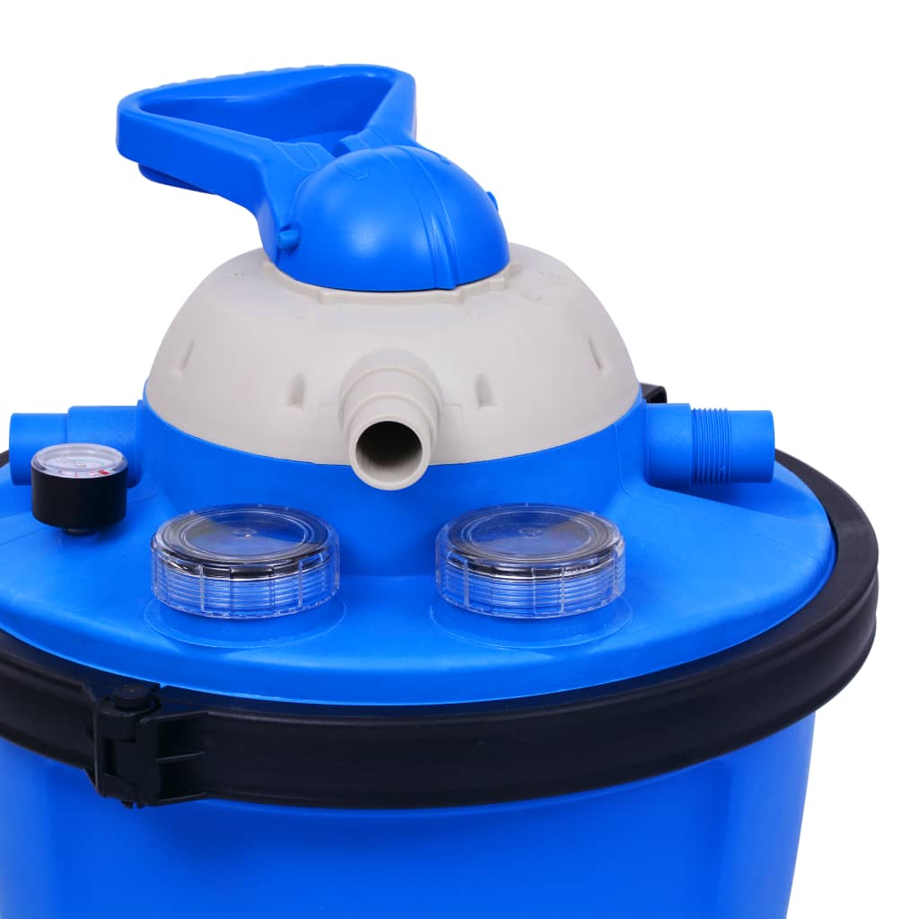 vidaXL Zandfilterpomp met timer 450 W 25 L