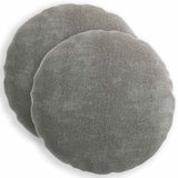 vidaXL Kussensloop 6 st HEERLEN Donkergrijs 30 x 30 cm Chenille Stof