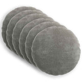 vidaXL Kussensloop 6 st HEERLEN Donkergrijs 30 x 30 cm Chenille Stof