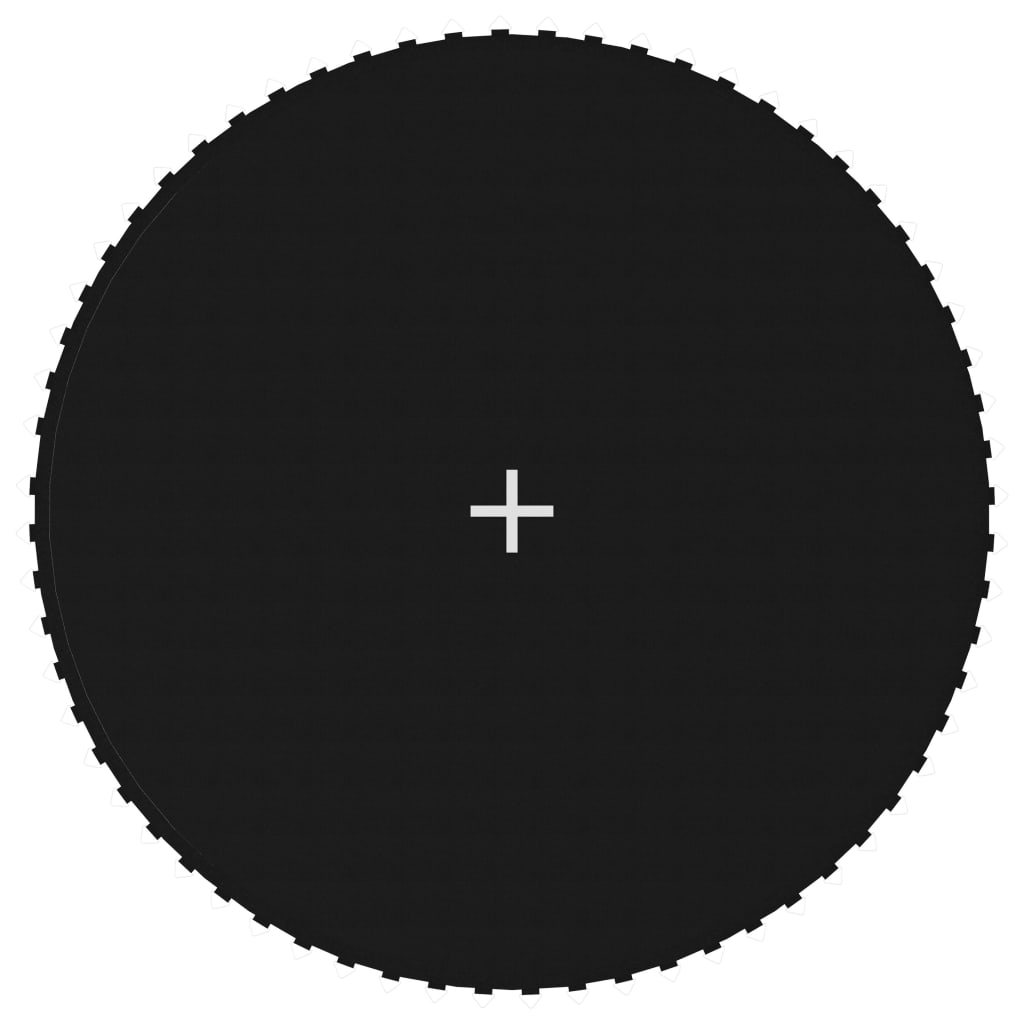 vidaXL Springmat voor 10 feet/3,05 m ronde trampoline stof zwart