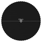vidaXL Springmat voor 10 feet/3,05 m ronde trampoline stof zwart