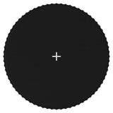 vidaXL Springmat voor 10 feet/3,05 m ronde trampoline stof zwart
