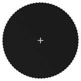 vidaXL Springmat voor 10 feet/3,05 m ronde trampoline stof zwart