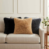vidaXL Kussen met kussen HEERLEN 2 st Groen PV Fleece
