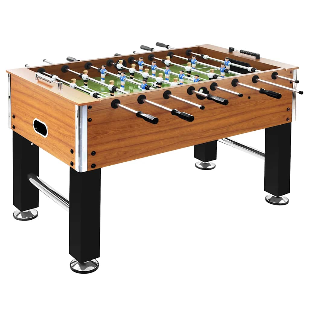 vidaXL Voetbaltafel 60 kg 140x74,5x87,5 cm staal zwart