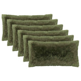 vidaXL Kussen met kussen HEERLEN 2 st Groen PV Fleece