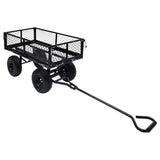 vidaXL Garden Cart 250 kg Green
