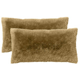 vidaXL Kussen met kussen HEERLEN 2 st Groen PV Fleece