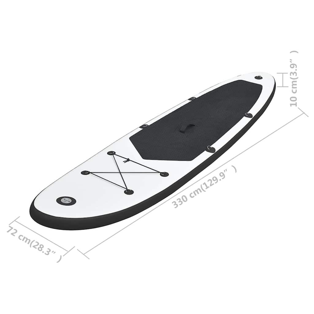 vidaXL Stand Up Paddleboardset opblaasbaar rood en wit