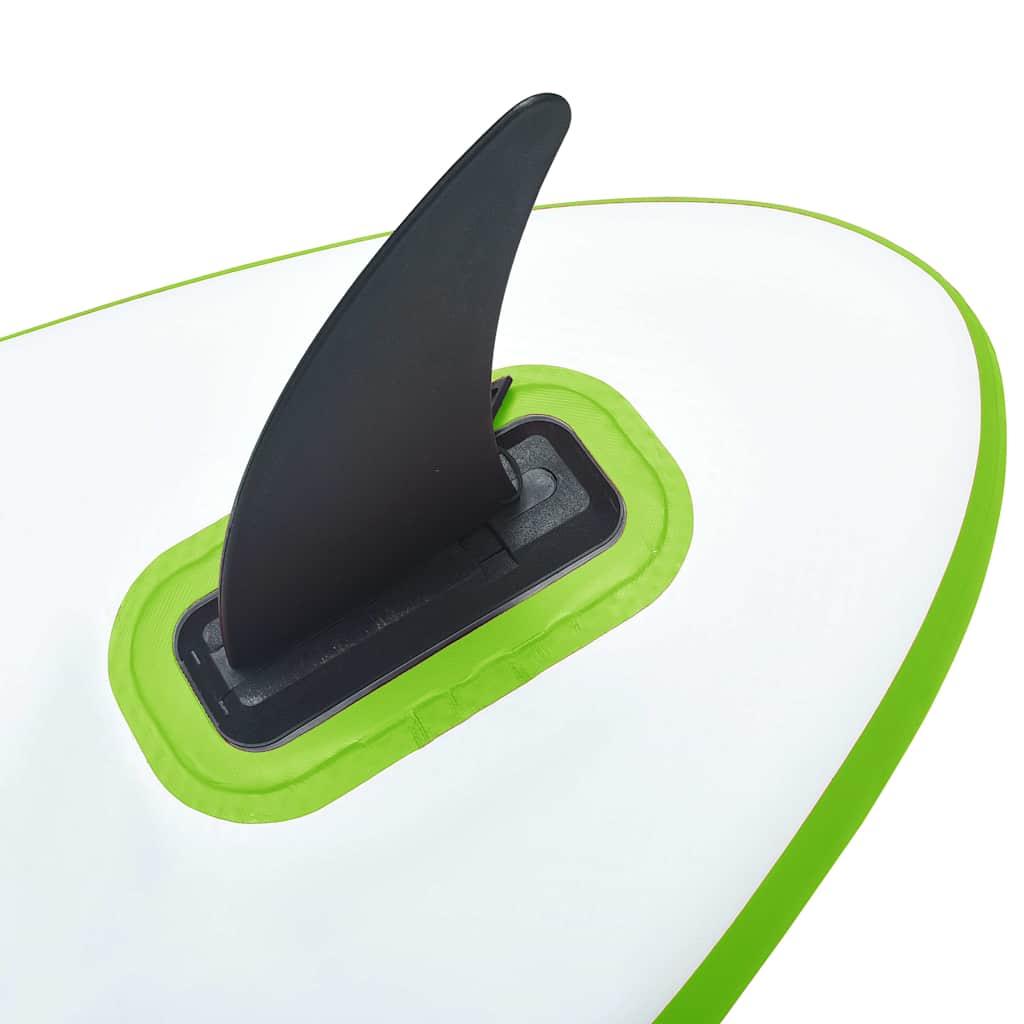 vidaXL Stand-up paddleboard opblaasbaar met zeilset rood en wit