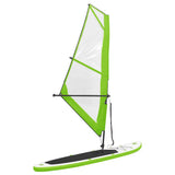 vidaXL Stand-up paddleboard opblaasbaar met zeilset rood en wit