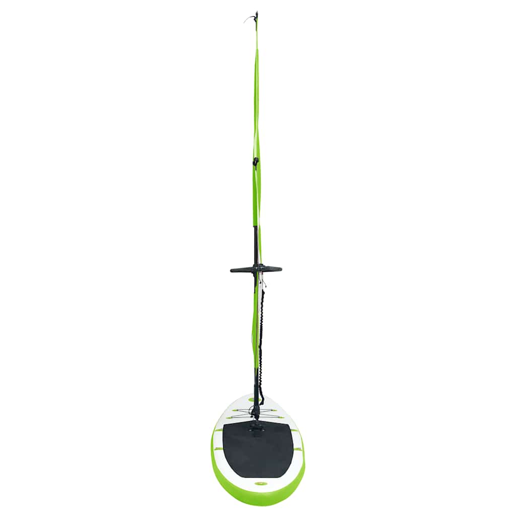 vidaXL Stand-up paddleboard opblaasbaar met zeilset rood en wit