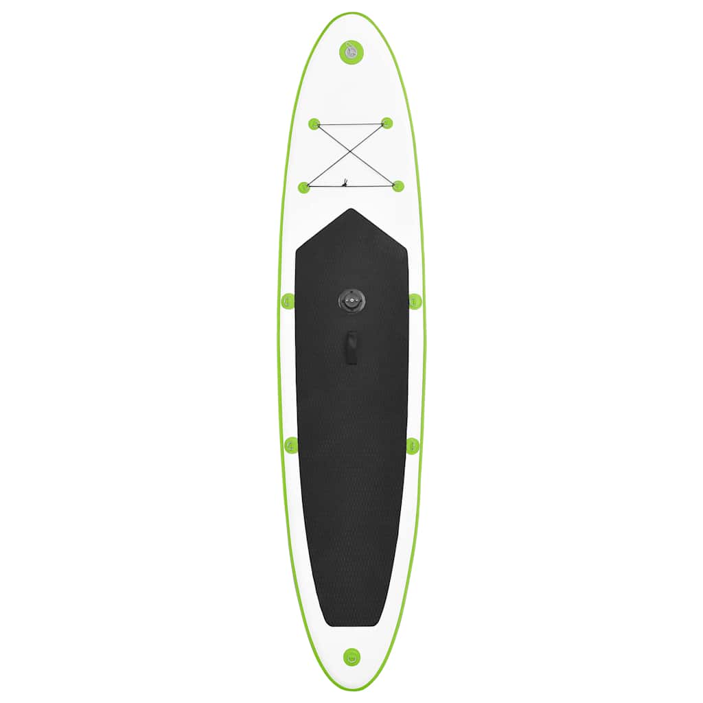 vidaXL Stand-up paddleboard opblaasbaar met zeilset rood en wit