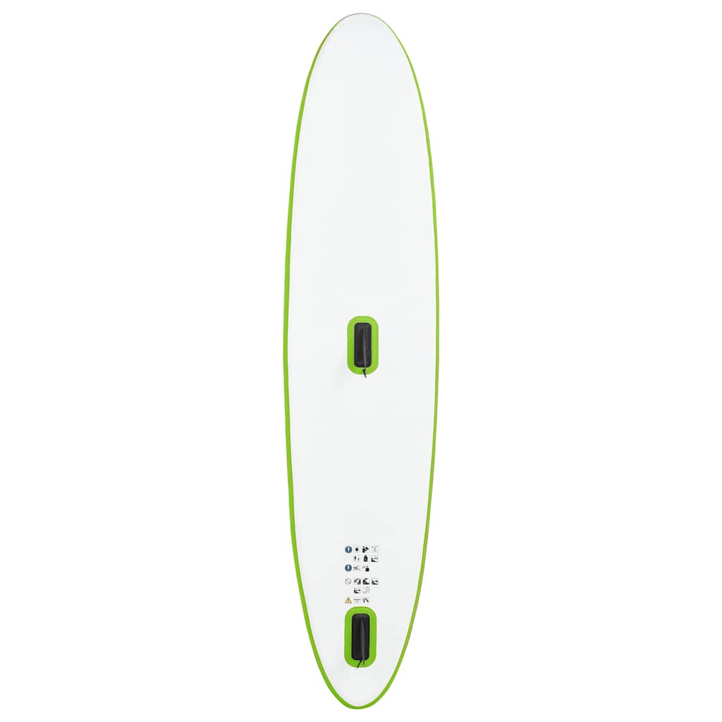 vidaXL Stand-up paddleboard opblaasbaar met zeilset rood en wit