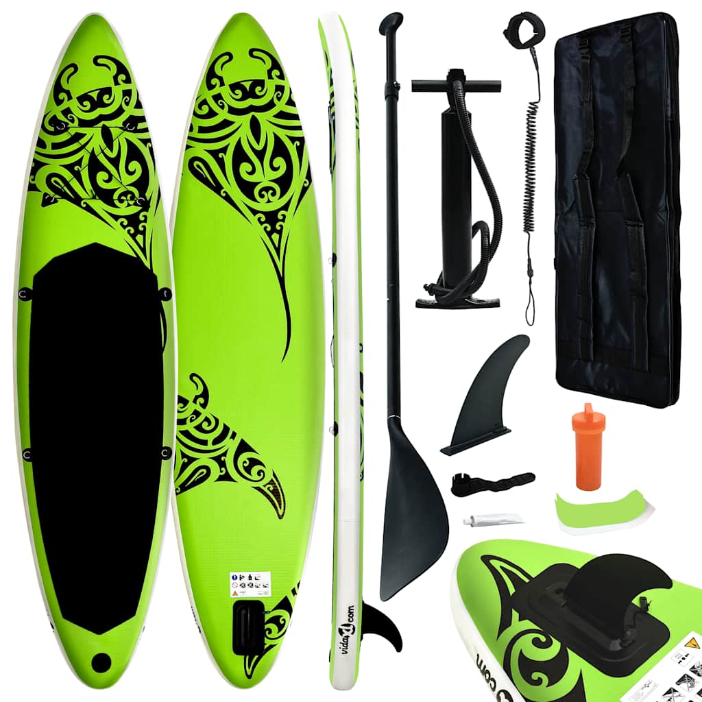 vidaXL Stand Up Paddleboardset opblaasbaar 305x76x15 cm blauw