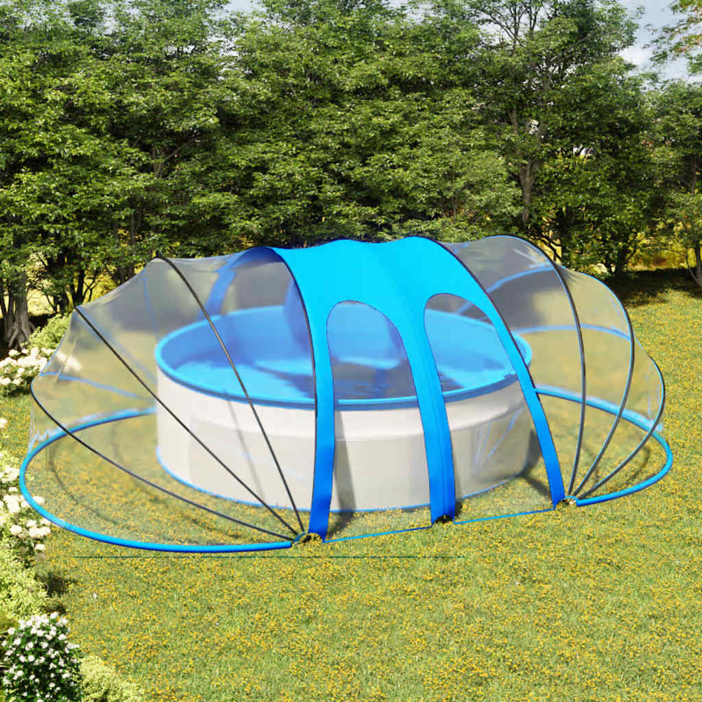 vidaXL Zwembadkoepel ovaal 530x410x210 cm