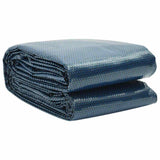 vidaXL Solar zwembadfolie drijvend rond 250 cm PE blauw