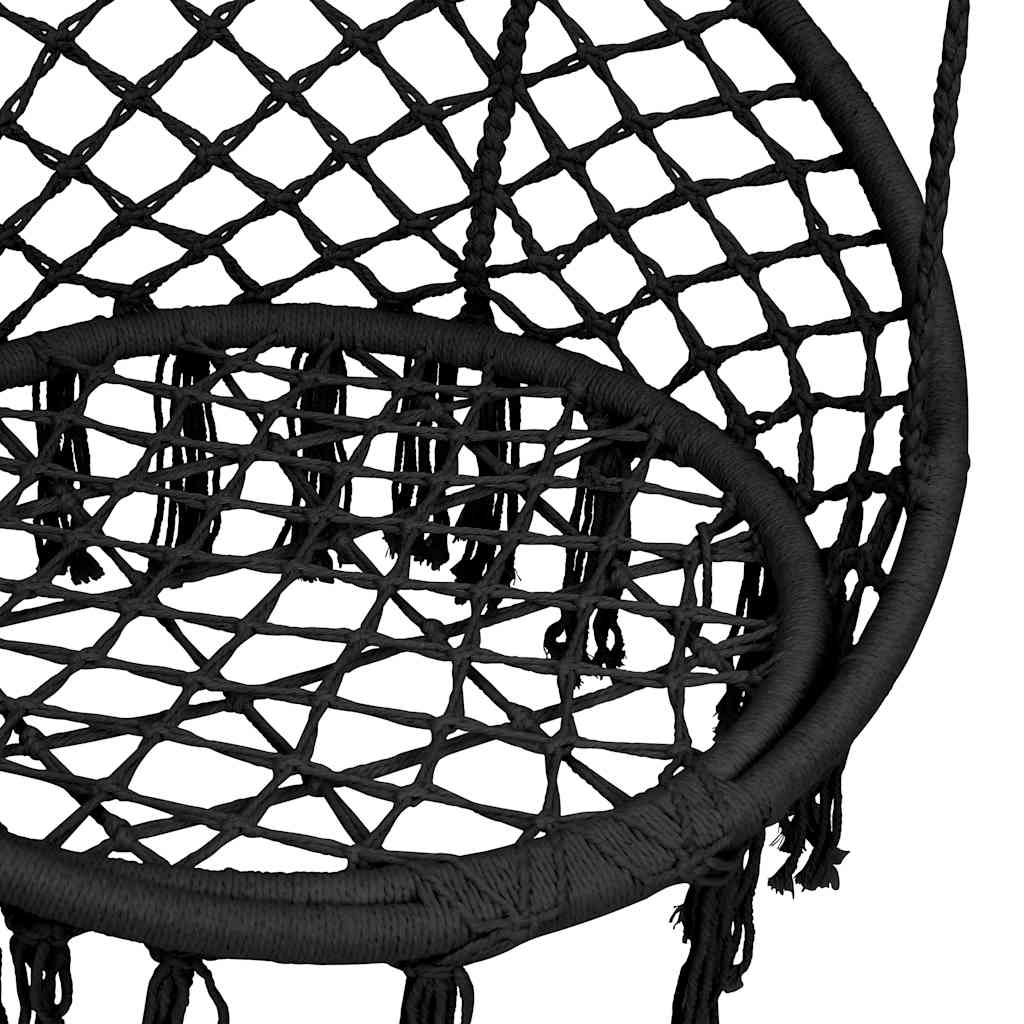 vidaXL Hangstoel 80 cm antracietkleurig