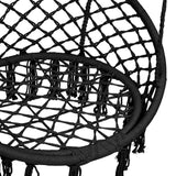 vidaXL Hangstoel 80 cm antracietkleurig