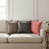 vidaXL Cushion with cushion WOODEN 2 pcs Blue velvet