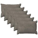 vidaXL Cushion with cushion WOODEN 2 pcs Blue velvet