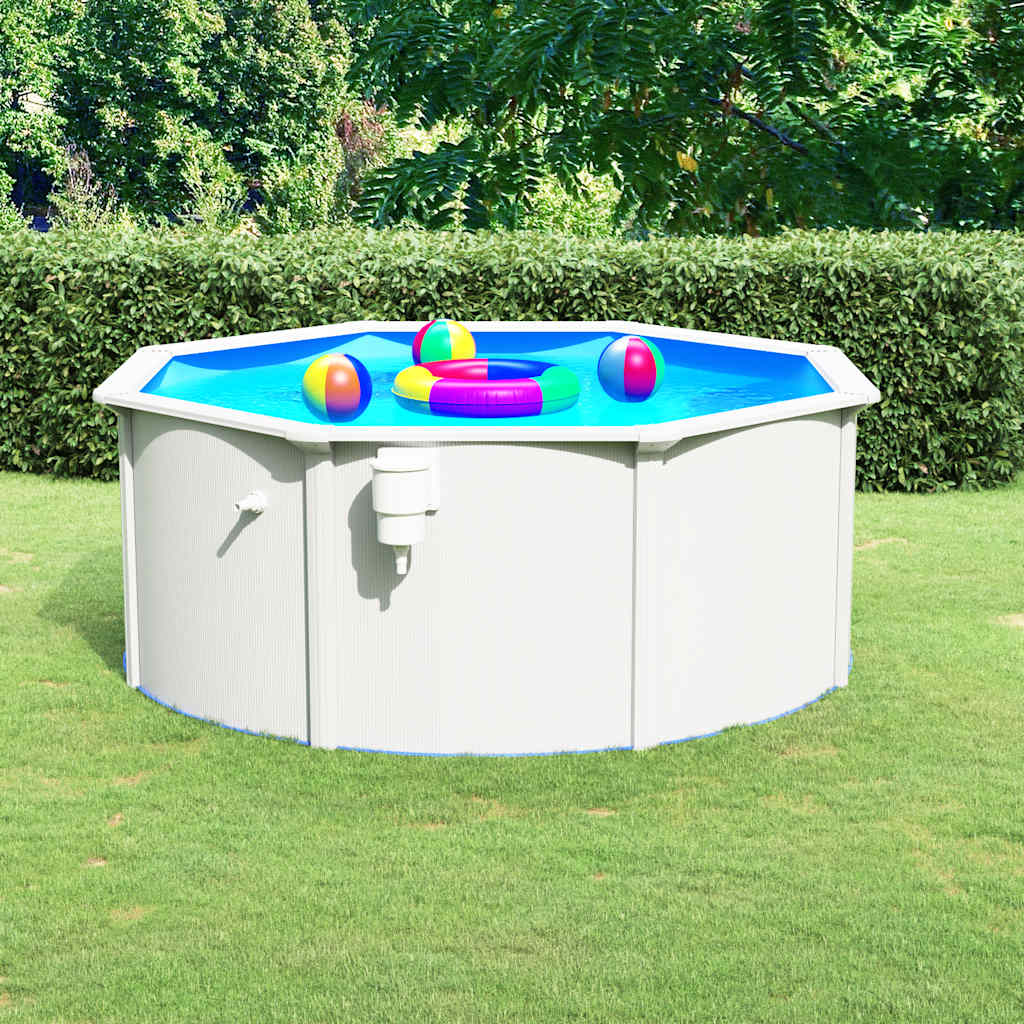 vidaXL Zwembad met veiligheidsladder 460x120 cm