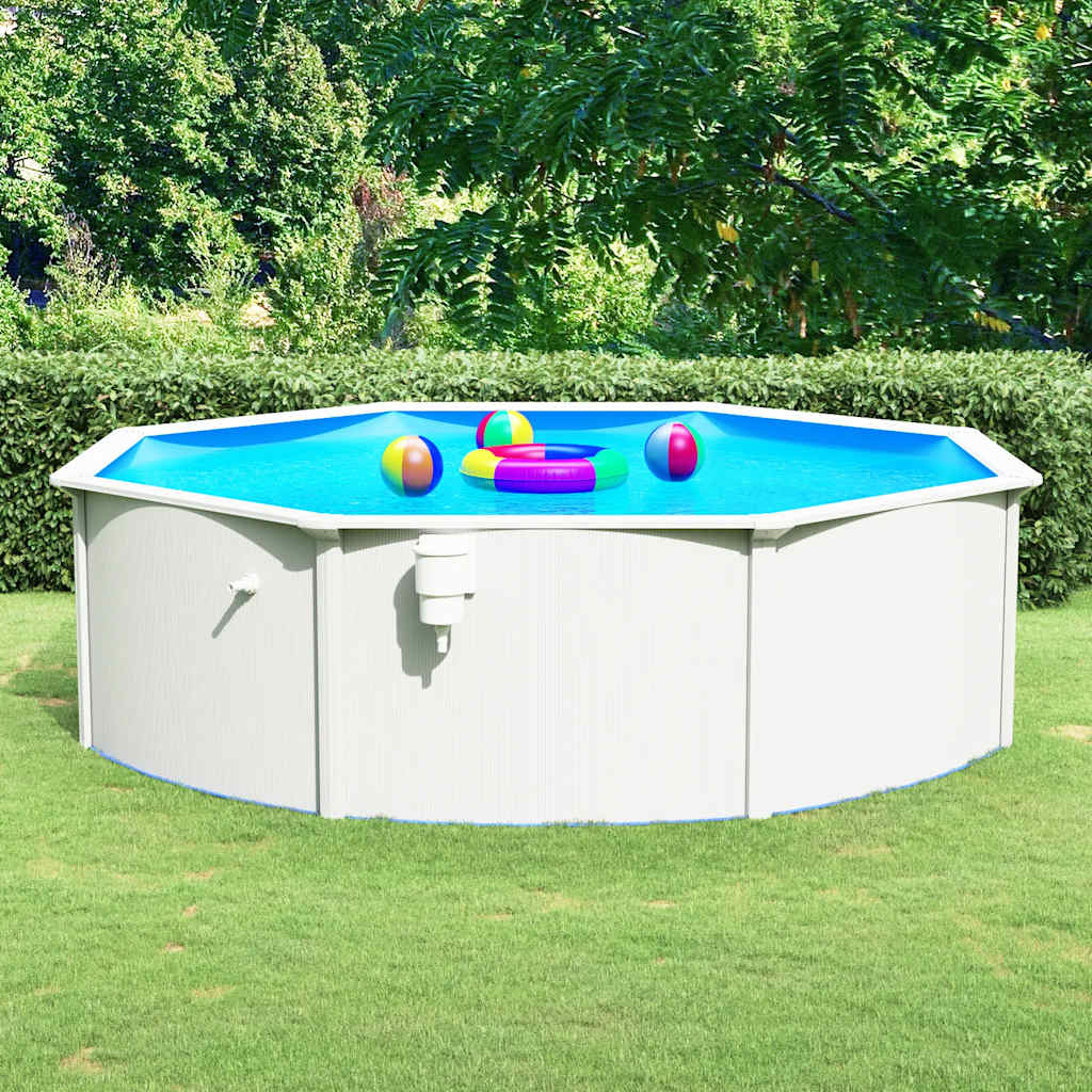 vidaXL Zwembad met veiligheidsladder 460x120 cm