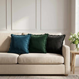 vidaXL Cushion with cushion WOODEN 2 pcs Blue velvet