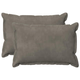 vidaXL Cushion with cushion WOODEN 2 pcs Blue velvet