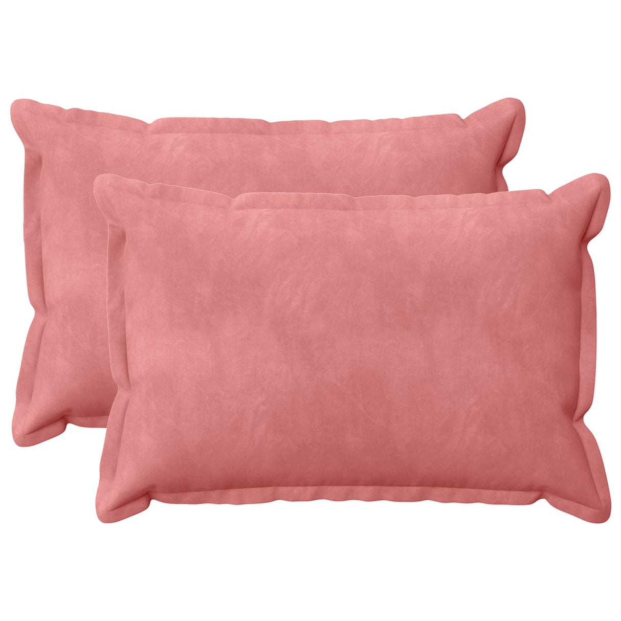 vidaXL Cushion with cushion WOODEN 2 pcs Blue velvet