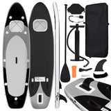 vidaXL Stand Up Paddleboardset opblaasbaar 300x76x10 cm zeeblauw