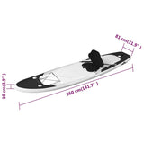 vidaXL Stand Up Paddleboardset opblaasbaar 300x76x10 cm zeeblauw