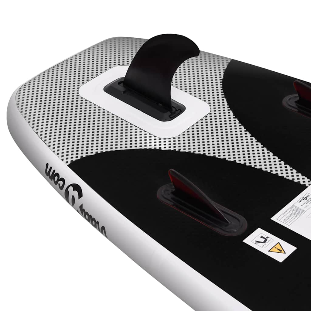 vidaXL Stand Up Paddleboardset opblaasbaar 300x76x10 cm zeeblauw