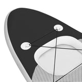 vidaXL Stand Up Paddleboardset opblaasbaar 300x76x10 cm zeeblauw