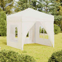 vidaXL Partytent inklapbaar met zijwanden 2x2 m blauw