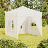 vidaXL Partytent inklapbaar met zijwanden 2x2 m blauw