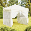 vidaXL Partytent inklapbaar met zijwanden 2x2 m blauw