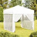 vidaXL Partytent inklapbaar met zijwanden 2x2 m blauw
