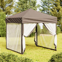 vidaXL Partytent inklapbaar met zijwanden 2x2 m blauw