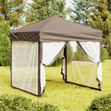 vidaXL Partytent inklapbaar met zijwanden 2x2 m blauw