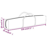 vidaXL Partytent inklapbaar 2x2 m blauw