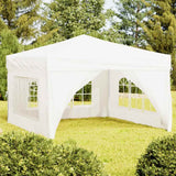 vidaXL Partytent inklapbaar met zijwanden 2x2 m blauw