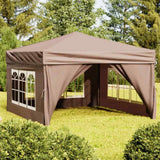 vidaXL Partytent inklapbaar met zijwanden 2x2 m blauw