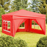 vidaXL Partytent inklapbaar met zijwanden 2x2 m blauw