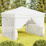 vidaXL Partytent inklapbaar met zijwanden 2x2 m blauw