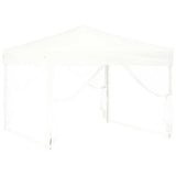 vidaXL Partytent inklapbaar met zijwanden 2x2 m blauw