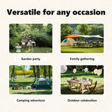 vidaXL Partytent inklapbaar met zijwanden 2x2 m blauw