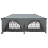 vidaXL Partytent inklapbaar met zijwanden 2x2 m blauw