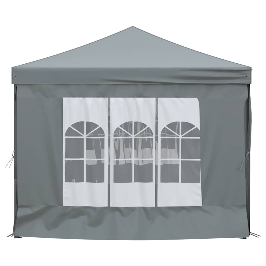 vidaXL Partytent inklapbaar met zijwanden 2x2 m blauw